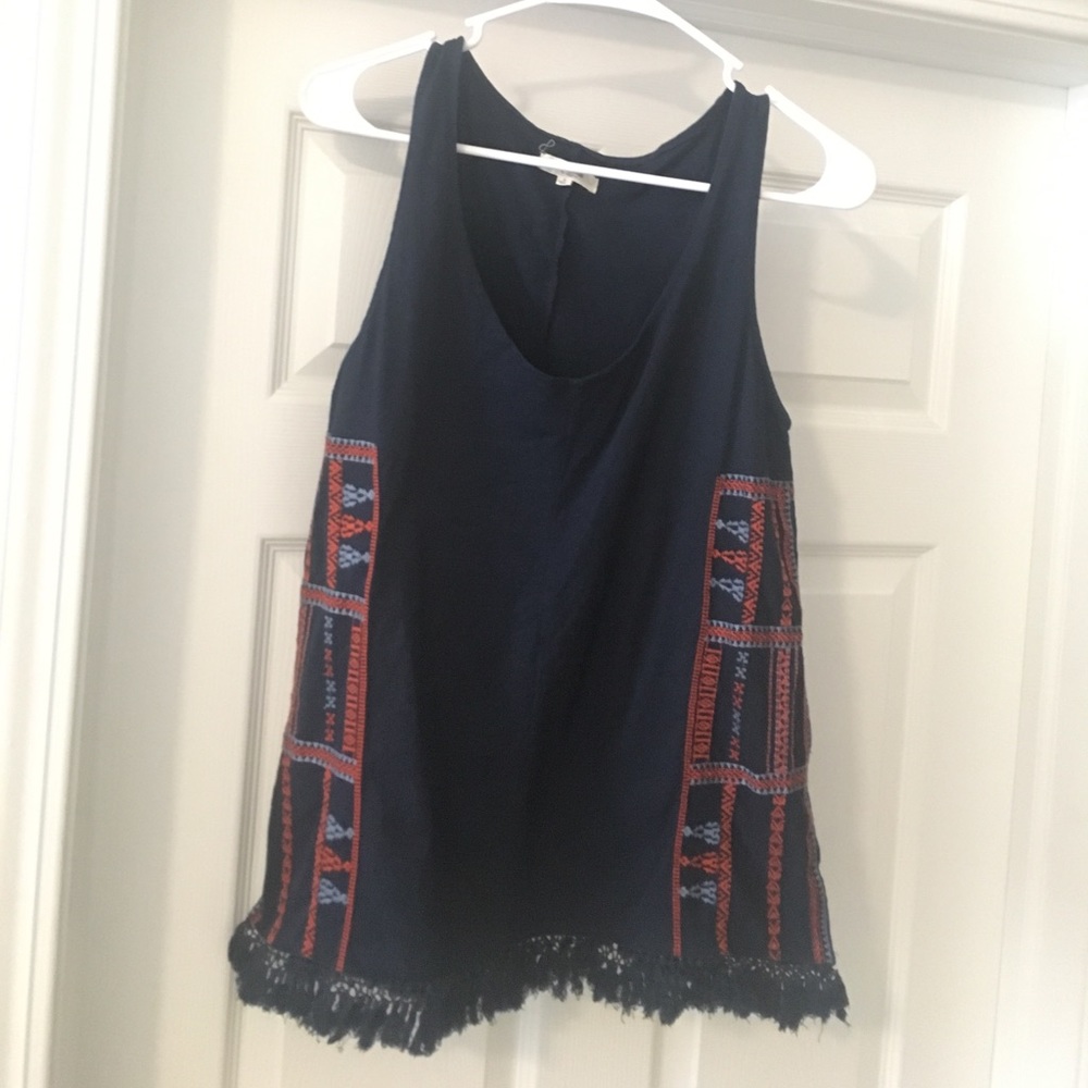 Madewell fringe tank
